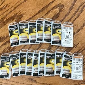 Duracell Activair Hearing Aid Batteries 312
